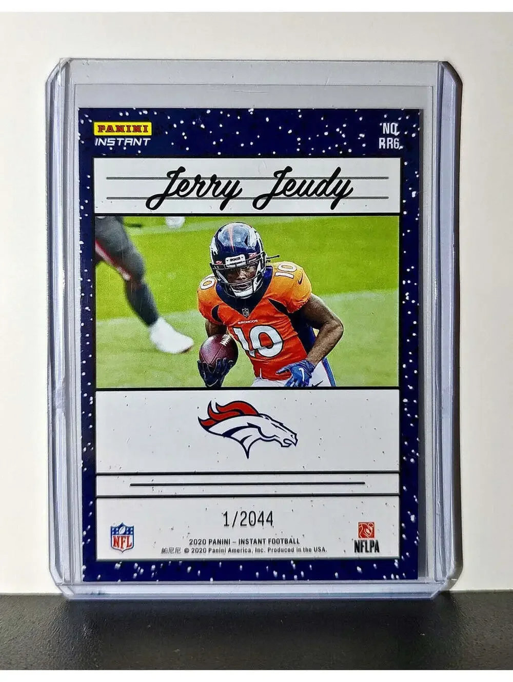Jerry Jeudy Rookie 2020 Panini NFL #6 Rated Rookie Card Denver Broncos